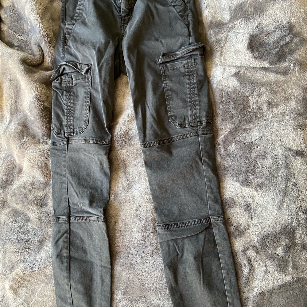 h&m dark grey cargo pants